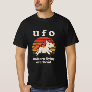 U f o unicorn flying overhead  T-Shirt