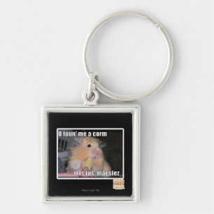 U found me a corn key ring