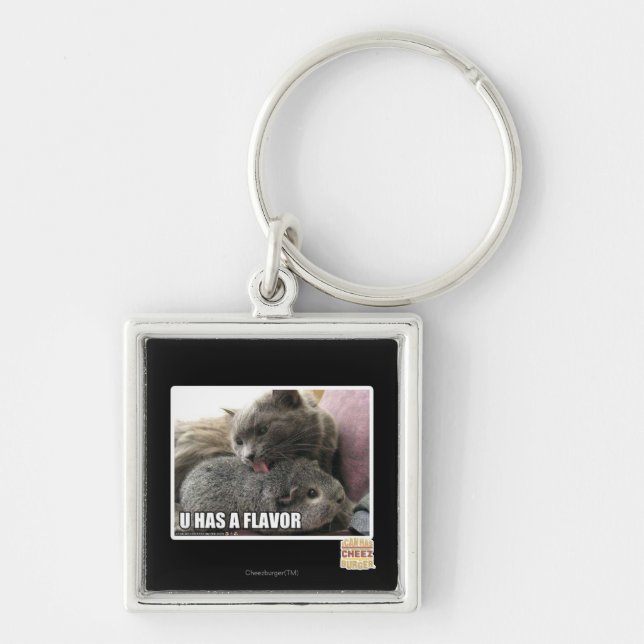 U HAS A FLAVOR KEY RING (Front)