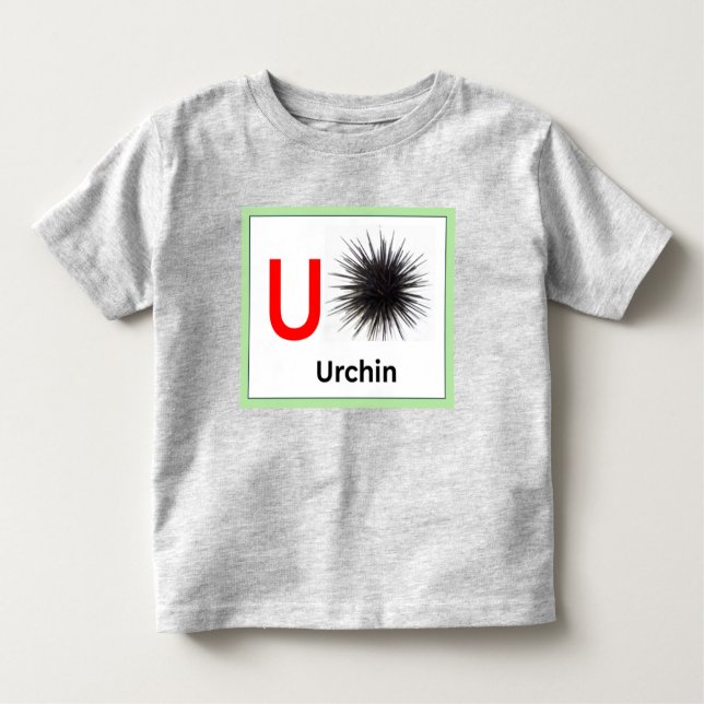 U is for Urchin Toddler T-Shirt (Front)