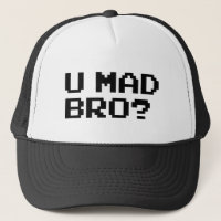 U MAD BRO? meme/chat/irc/4chan/troll/trolling