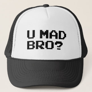 U MAD BRO? meme/chat/irc/4chan/troll/trolling Trucker Hat