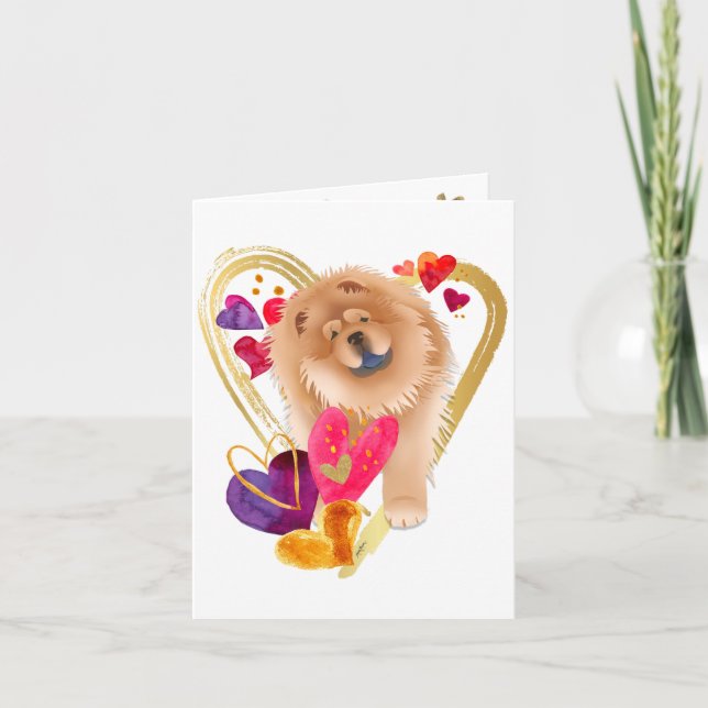 U MAKE MY HEART GO BLING - Chow art cards (Front)