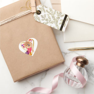 U MAKE MY HEART GO BLING - Chow heart stickers