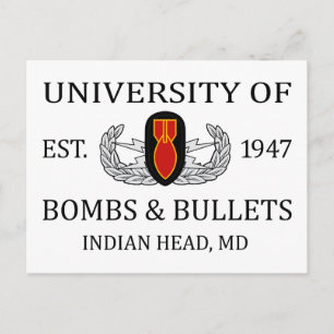 U of B&B Indian Head Postcard