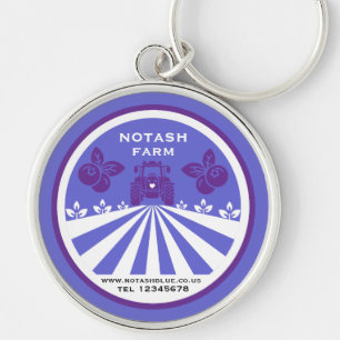 U-Pick Blueberry Farm Promotion Key Ring