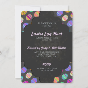 U-pick Colour/ Bedazzled Eggs Blackboard Chalk Invitation