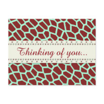 U pick Colour/ Brown Giraffe Print in Mosaic Tile