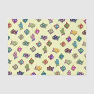 U Pick Colour/ Potholder Oven Mitts with Snowflake Tissue Paper