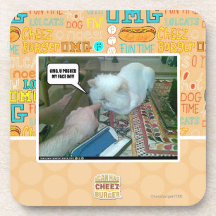 U pushed my face in! coaster