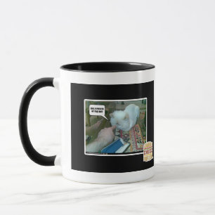 U pushed my face in! mug