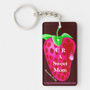 U R A Sweet Mum Mother's Day Key Ring