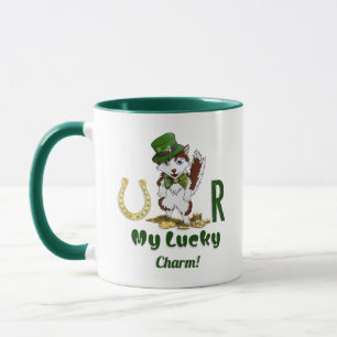U R My Lucky Charm! is a st patricks day Mug