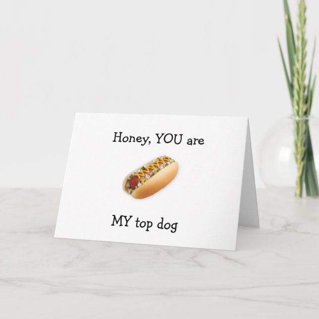 U R MY TOP DOG AT CHRISTMAS AND EVERYDAY HOLIDAY CARD (Front)