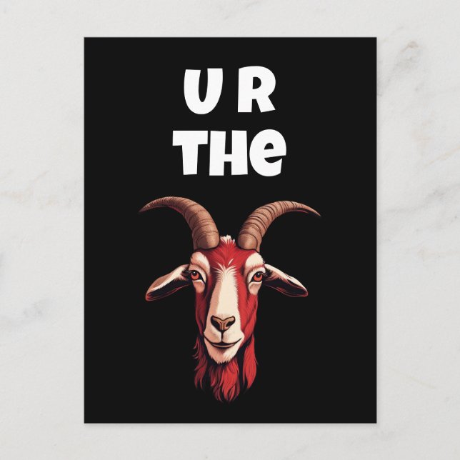 U R The Goat Postcard (Front)