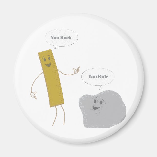 U Rock - U Rule Magnet (Front)