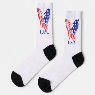 "U.S.A." American Eagle Socks