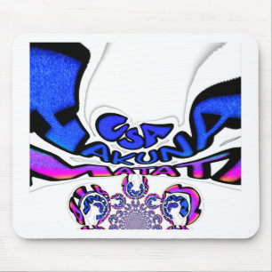 U.S.A beautiful amazing text quote design Mouse Pad