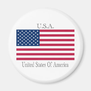U.S.A. flag Magnet
