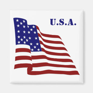 U.S.A. Flag Magnet