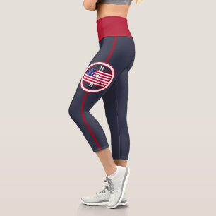 U.S.A. Kinka T Creations Capri Leggings