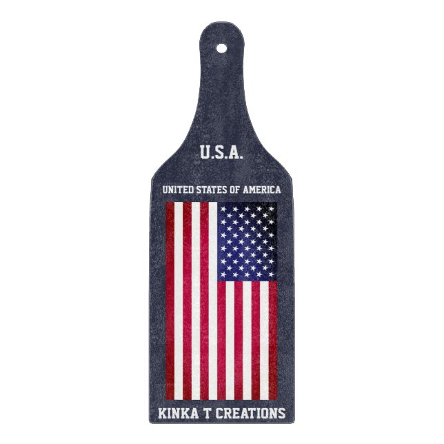 U.S.A. Kinka T Creations Cutting Board (Front)