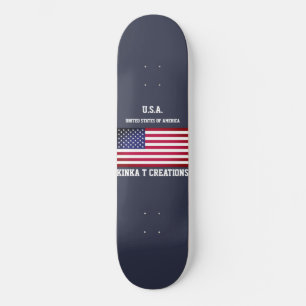 U.S.A. Kinka T Creations Skateboard