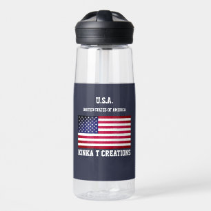 U.S.A. Kinka T Creations Water Bottle