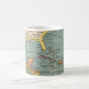 U.S.A, Mexico & the Caribbean Coffee Mug