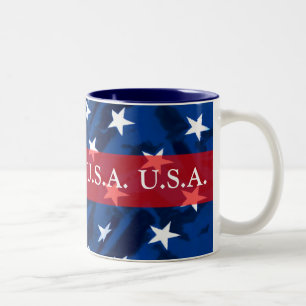U.S.A. Patriotic Coffee Mug