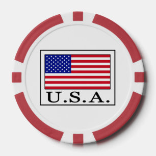 U.S.A. POKER CHIPS