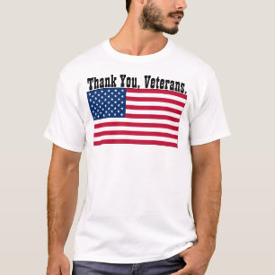 U.S.A. - "Thank You, Veterans." T-Shirt