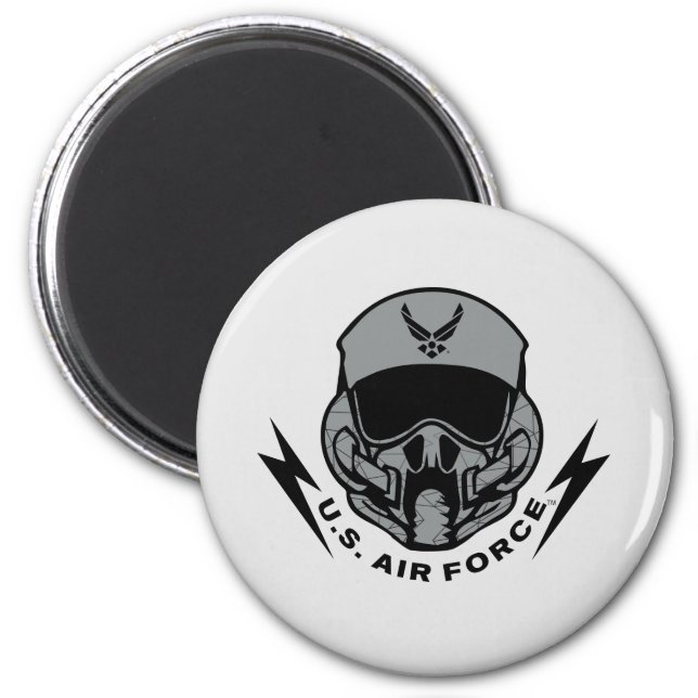 U.S. Air Force | Grey Helmet Magnet (Front)