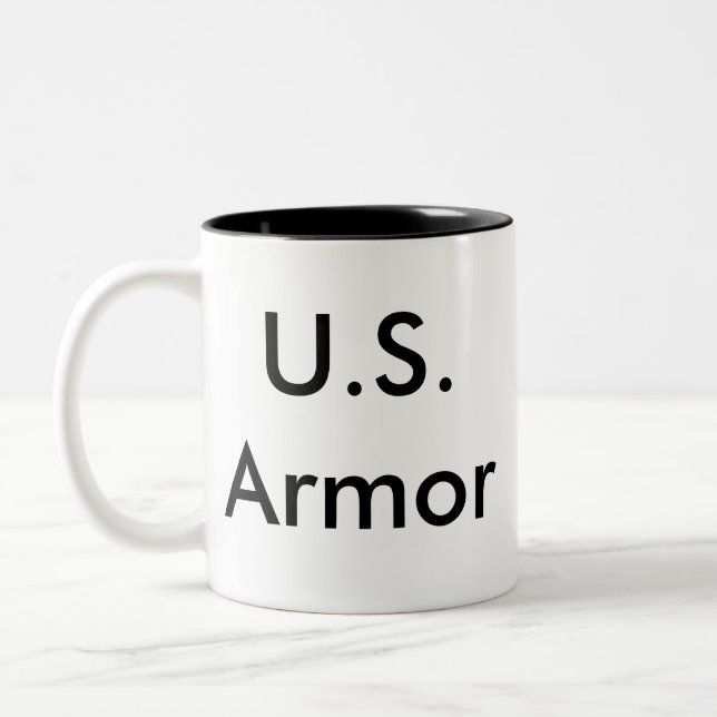 U.S. Armour Two-Tone Coffee Mug (Left)