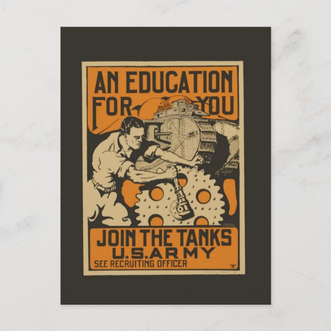 U.S. Army Recruiting Postcard (Front)