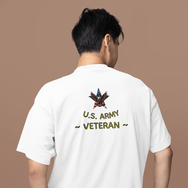 U.S. Army Veteran | Patriotic Military Pride Tri-Blend Shirt (Creator Uploaded)