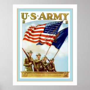 U.S Army~Vintage World War 2 Poster