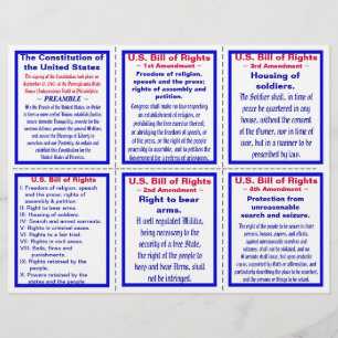 U.S. Bill of Rights Pocket Pamphlet (25ct)