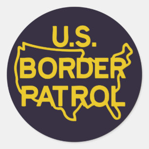 U.S. Boarder Patrol Logo Sticker