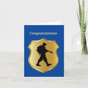 U.S. Border Patrol Academy Graduation Card
