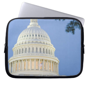 U.S. Capitol at dusk, Washington D.C. (District Laptop Sleeve