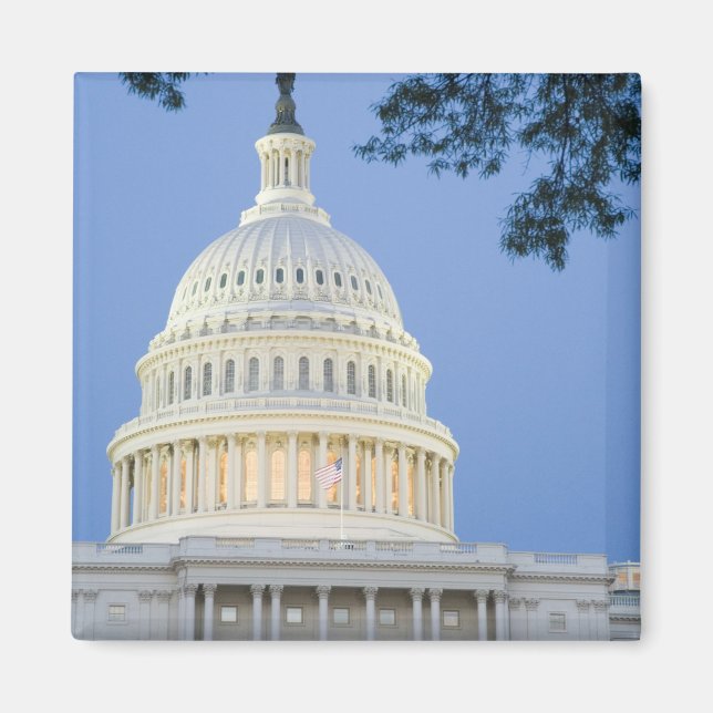 U.S. Capitol at dusk, Washington D.C. (District Magnet (Front)