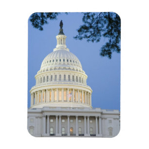 U.S. Capitol at dusk, Washington D.C. (District Magnet
