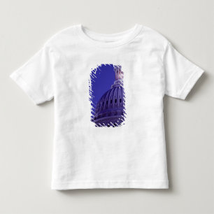 U.S Capitol at dusk with light in dome on Toddler T-Shirt