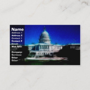 U.S. Capitol Washington DC Business Card