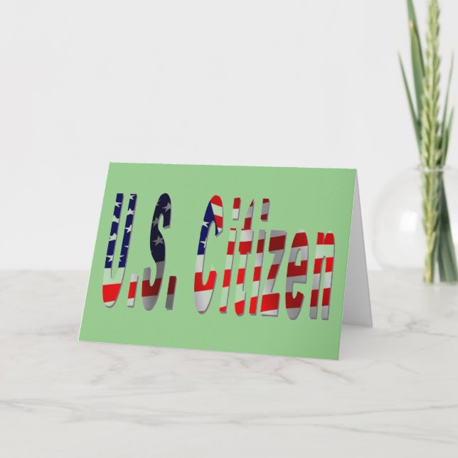 U.s.  Citizenship Card (Front)