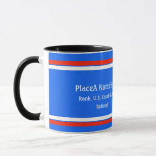 U.S. Coast Guard Defence emblem personalise Mug
