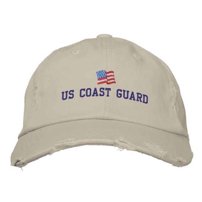 U.S. Coast Guard Embroidered Hat (Front)