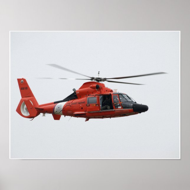 U.S. Coast Guard HH-65C Dauphin. Poster (Front)