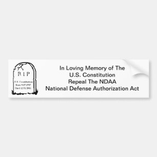 U.S. Constitution Bumper Sticker